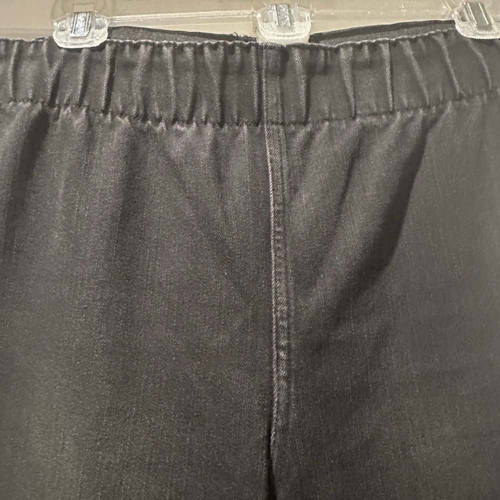 Soft Surroundings Jeans Black Elastic Waistband Summer Spring Casual Size medium - Picture 5 of 9